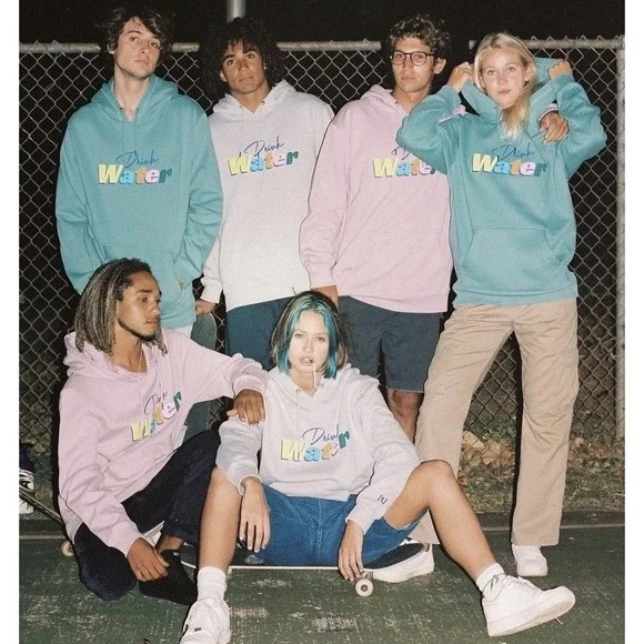 Pronounced‎ Tatchi Hoodie Unisex Large Drink Water Graphic Streetwear - Picture 3 of 14